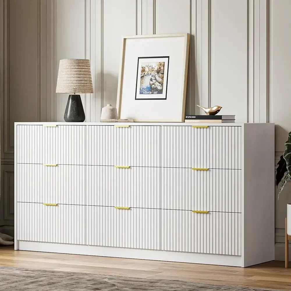 (9 Drawers)-White