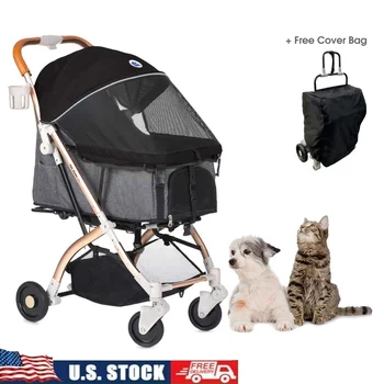 Lightweight Foldable Pet Stroller 1