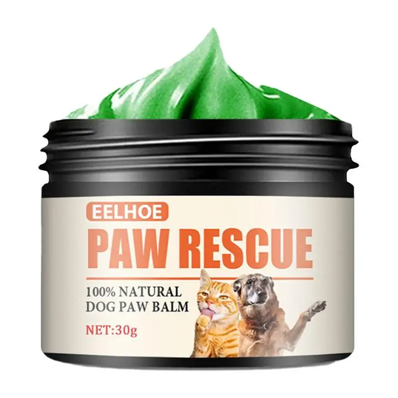 

Dog Paw Balm 30g Pets Nose Elbow Cream Wax Soother Protection For Hot Pavement Paw Pad Lotion Moisturizes Dry Noses For Dogs