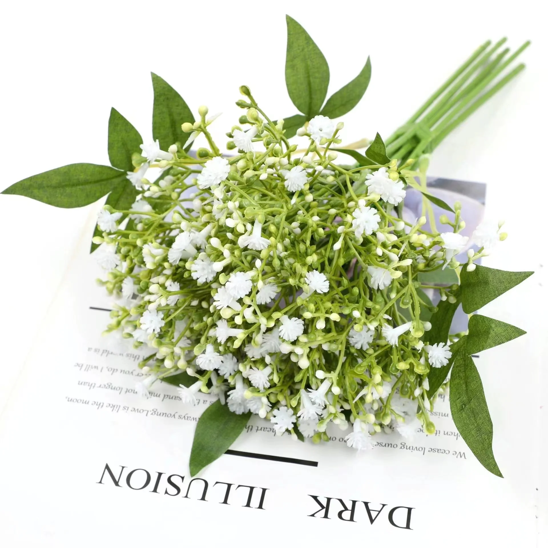 50 Pcs Artificial Flowers Babies Breath Flowers Fake Gypsophila Plants  Flowers for Wedding Home Party Decor - AliExpress