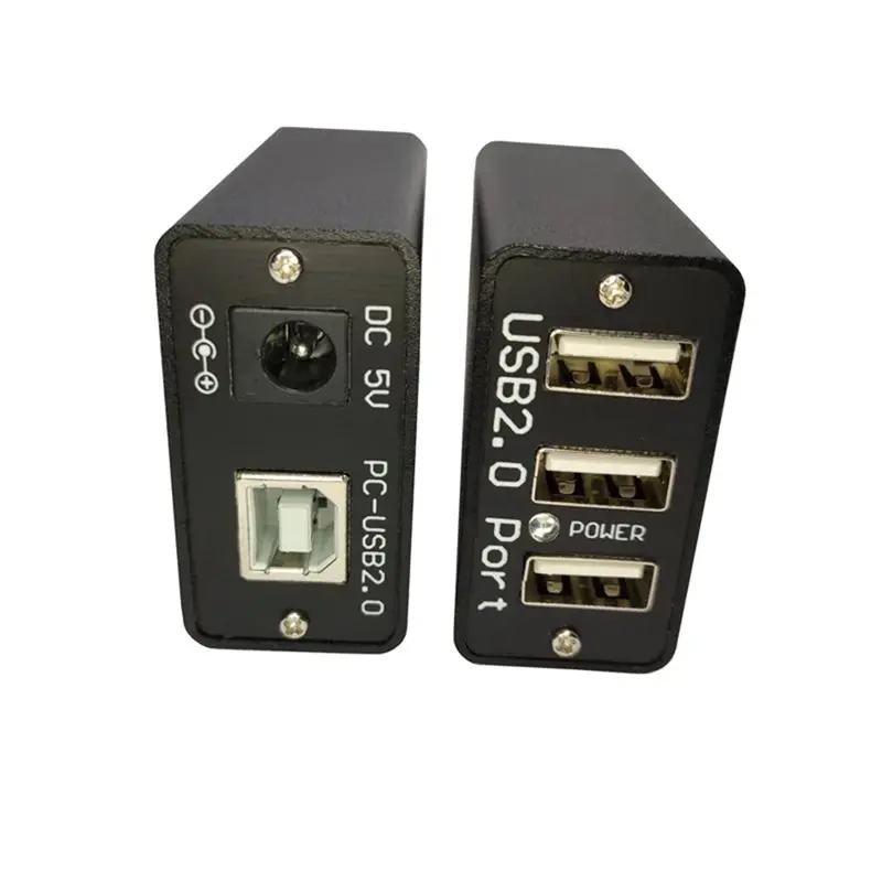 [NEW A09R】 USB 2.0 고속 아이솔레이터 480Mbps-접지 루프 노이즈 제거기-DAC/오디오 장치용 외부 전원 지원