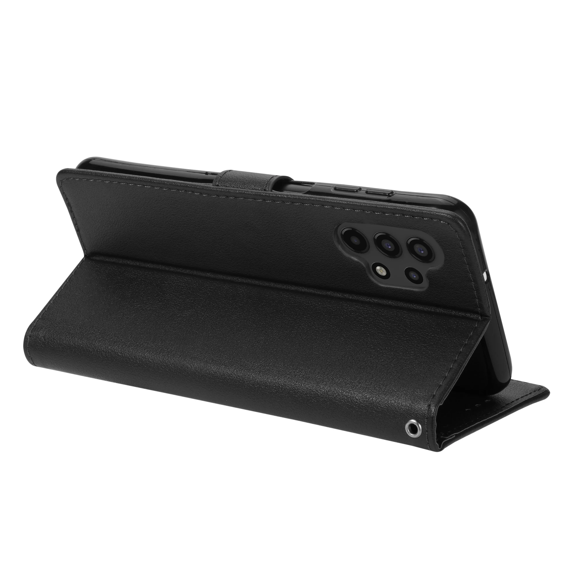 Premium PU Leather Flip Wallet Cover with Card Slots