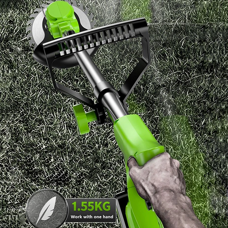 Cordless Electric Lawn Mower 21V Brush Cutter String Trimmer Foldable Grass Trimmer Electric Weed Eater 4
