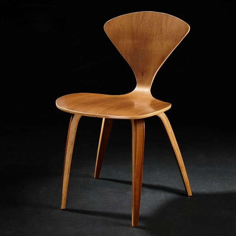 

Chener Chair American Retro Industrial Style Cafe Lounge Chair Solid Wood Backrest Dining Chair Restaurant Chair Designer Chair