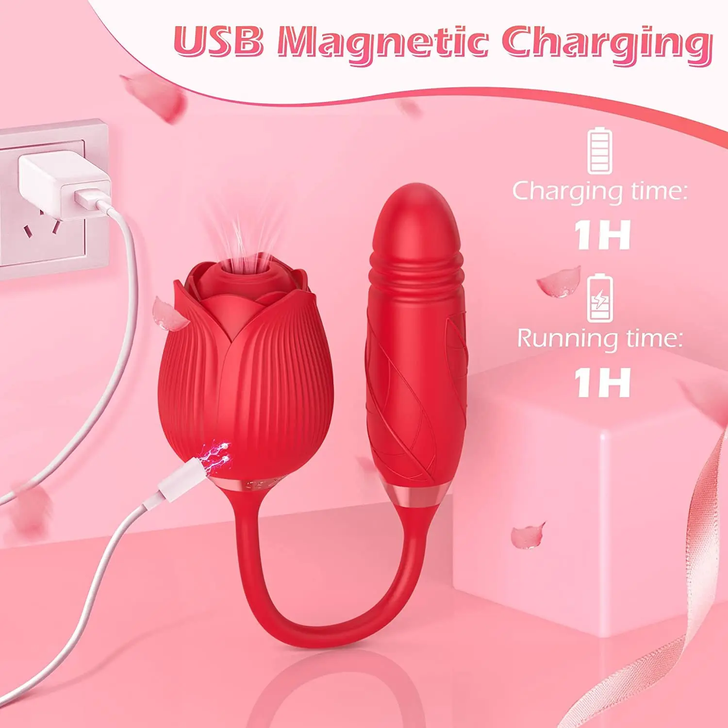 Clitoral Suction Vibrator With Thrusting Egg For Women_voghion.com
