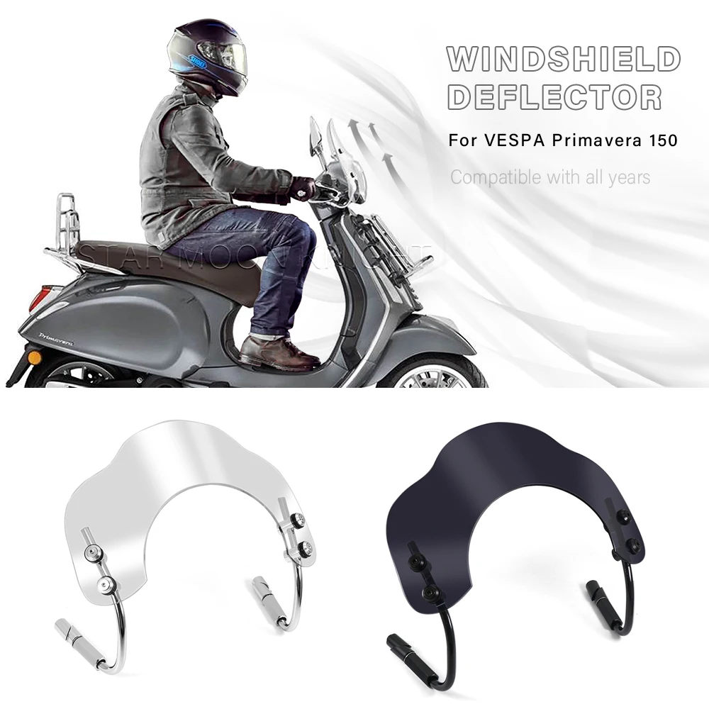 For Vespa Primavera 150 Primavera150 All Year Windscreen Windshield