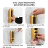 400ML Shower and Lotion Dispenser Waterproof Shampoo Shower Gel Container Wall Mount with Clear Window for Home Hotel Restaurant 4