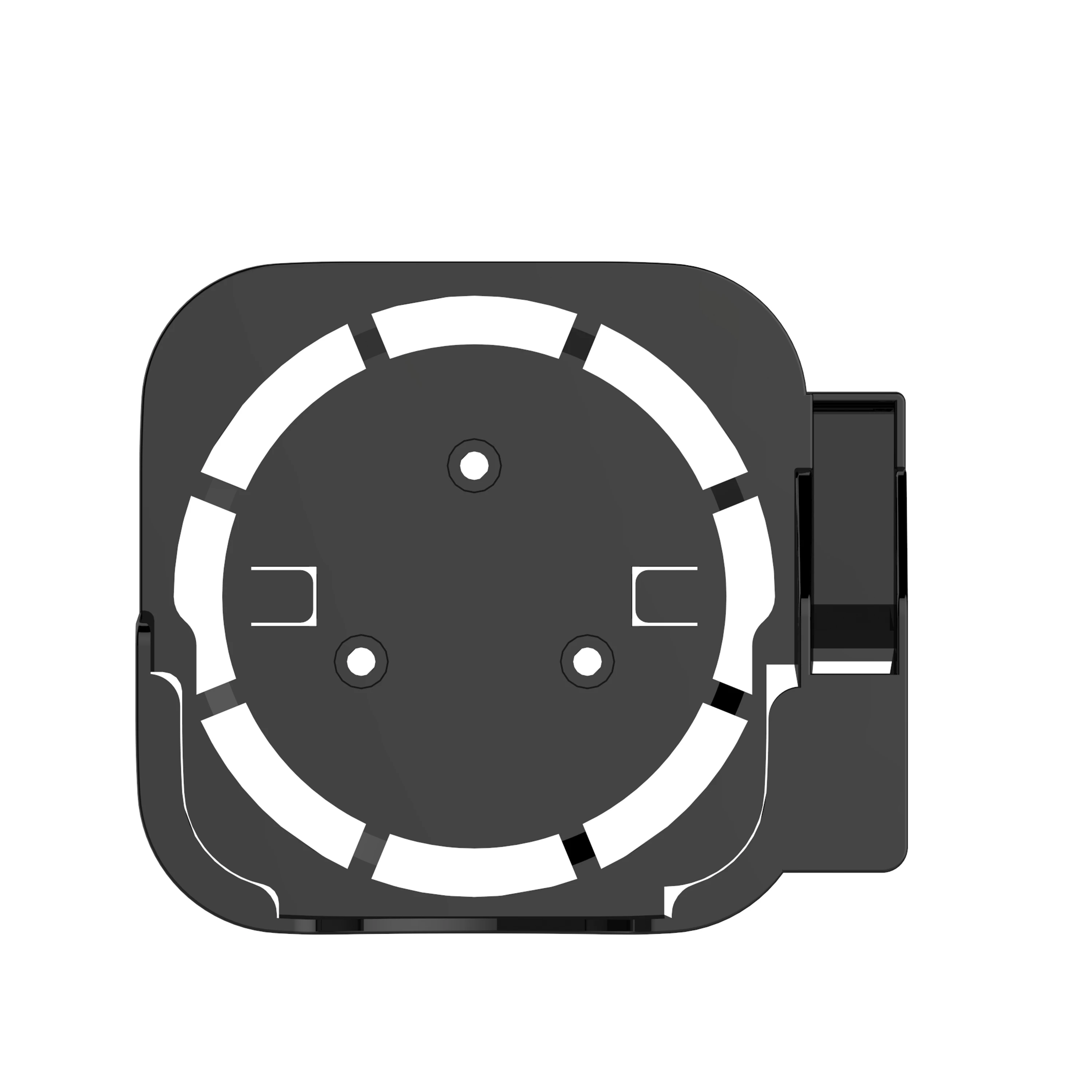 Wall-Mounted Storage Bracket for TV Set-Top Box Remotes