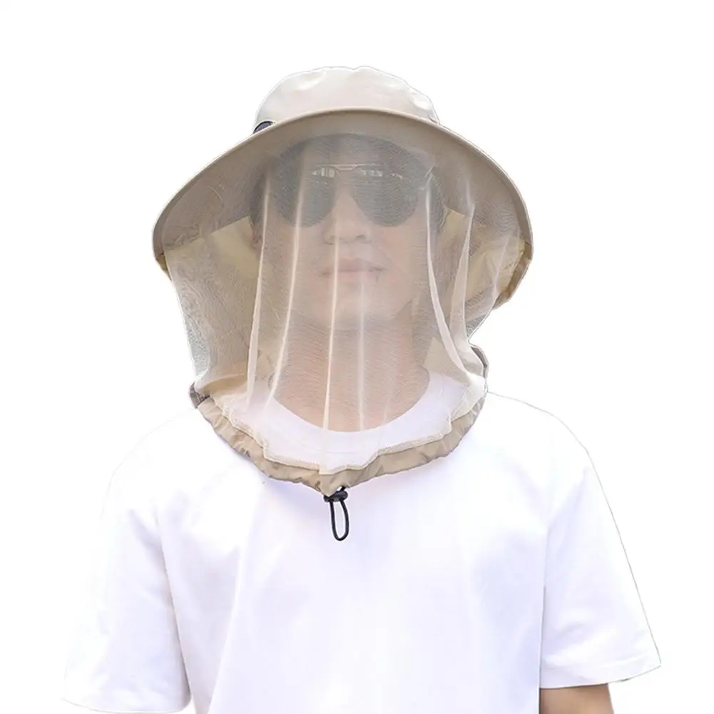 접이식 모기 모자, 숨겨진 그물망, 벌레 퇴치, 캐주얼 야외용, 자외선 차단, 낚시 모자, 파나마 모자