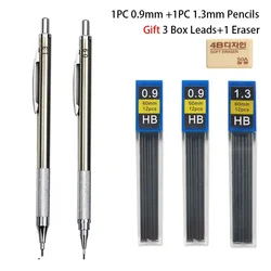 Premium Full Metal Mechanical Pencil (0.9mm 1.3mm Pencil)