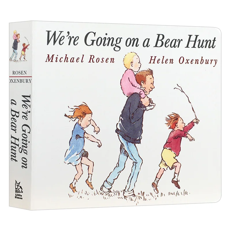 

We’re are Going on a Bear Hunt, Baby Children's books aged 2 3 4, English picture Classic Board book, 9780689815812