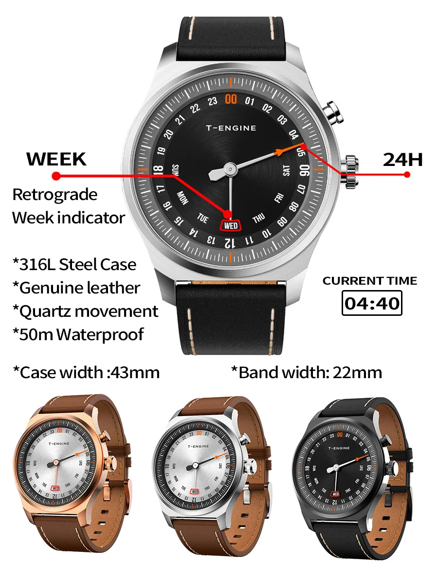Unique creativity Fashion Men Watch Top Brand Luxury Waterproof