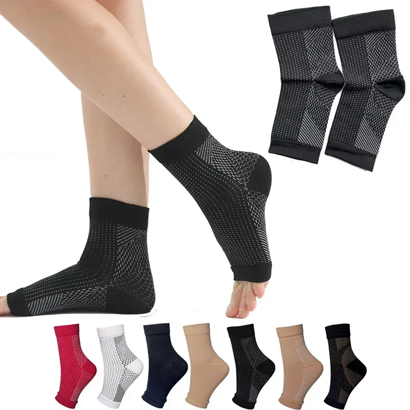 

Fasciitis Women Pain, Brace Neuropathy Men,1pair Soothe Socks Relief Plantar Compression For Swelling Ankle