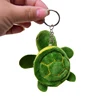 8cm Cute Cartoon Mini Turtle Doll Keychain Pendant Girl Woman Bag Doll Plush Toy Key Ring Jewelry Small Gift 6