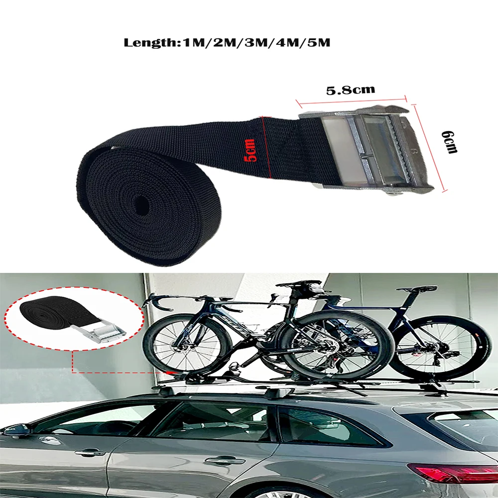 Buckle Tie-Down Belt Cargo Straps for Car Truck Motorcycle Bike Tow Rope Binding Belt Auto Luggage Bag Fixed Strap