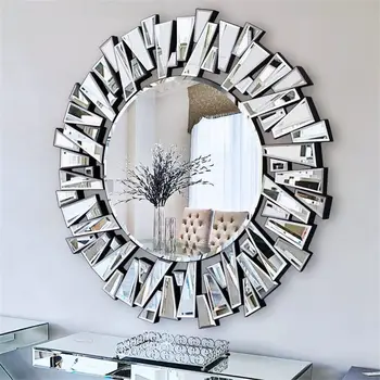 79cm Round Accent Mirror 1