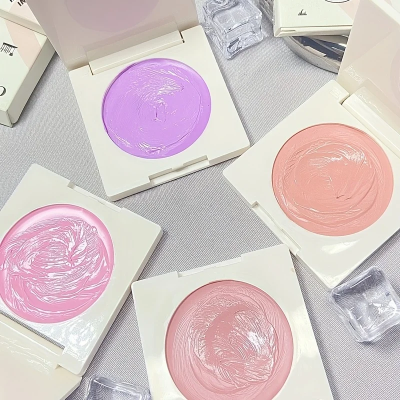 Brightening Blusher Cream - Natural, Transparent, Lightweight, Waterproof, and Holding Powder