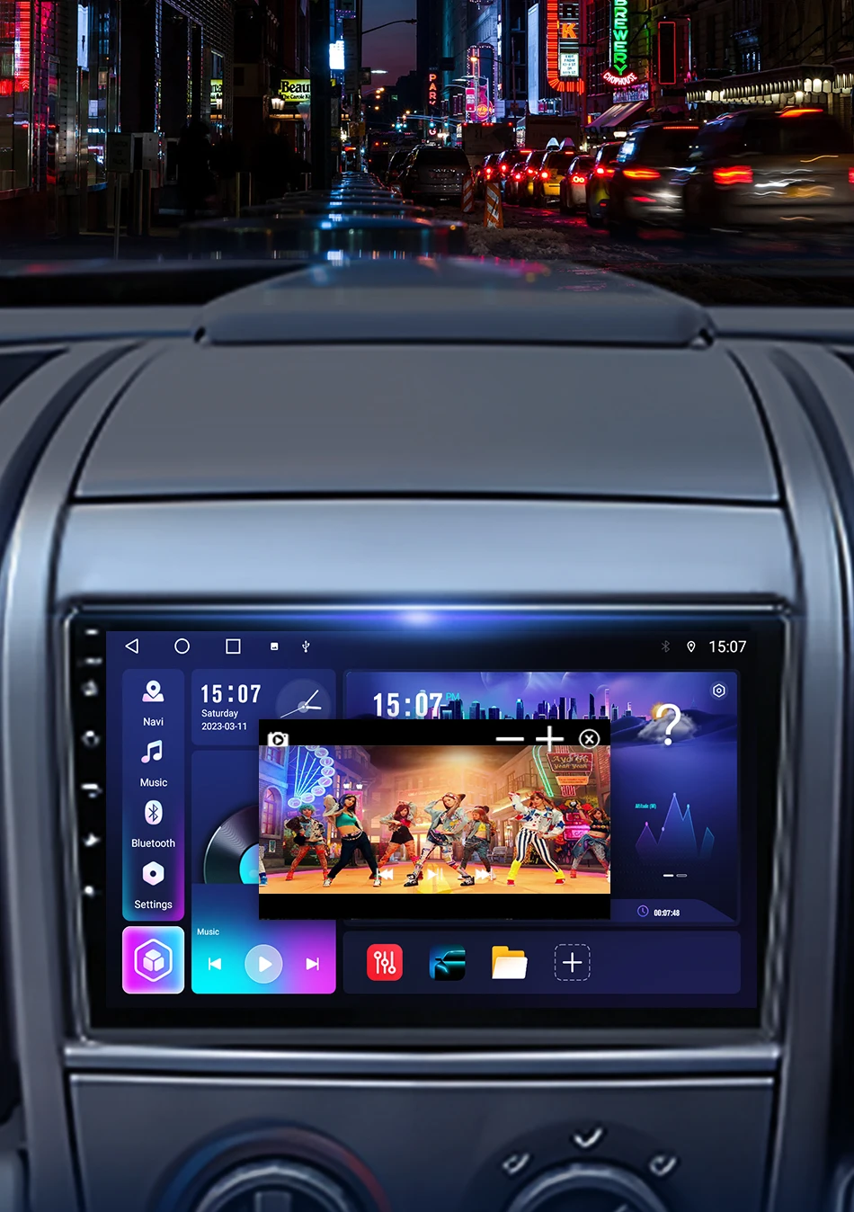 Srnubi Autoradio für Fiat Ducato 3 2006 2007 2008 2009 2010 2011-2022 Multimedia Player 2Din Carplay Android Auto WIFI BT Stereo – Detail 9