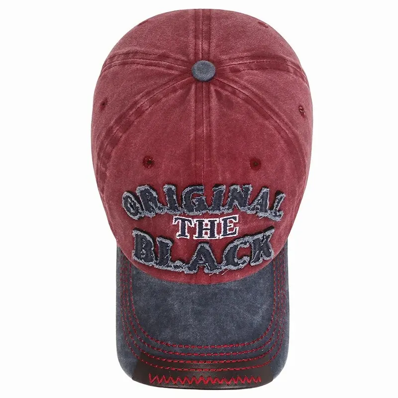 Baseball Cap Outdoor Sports Wash Embroidery Patch Letter Sunscreen Sunshade Cotton Spring And Autumn baseball cap,baseball hats,baseball caps