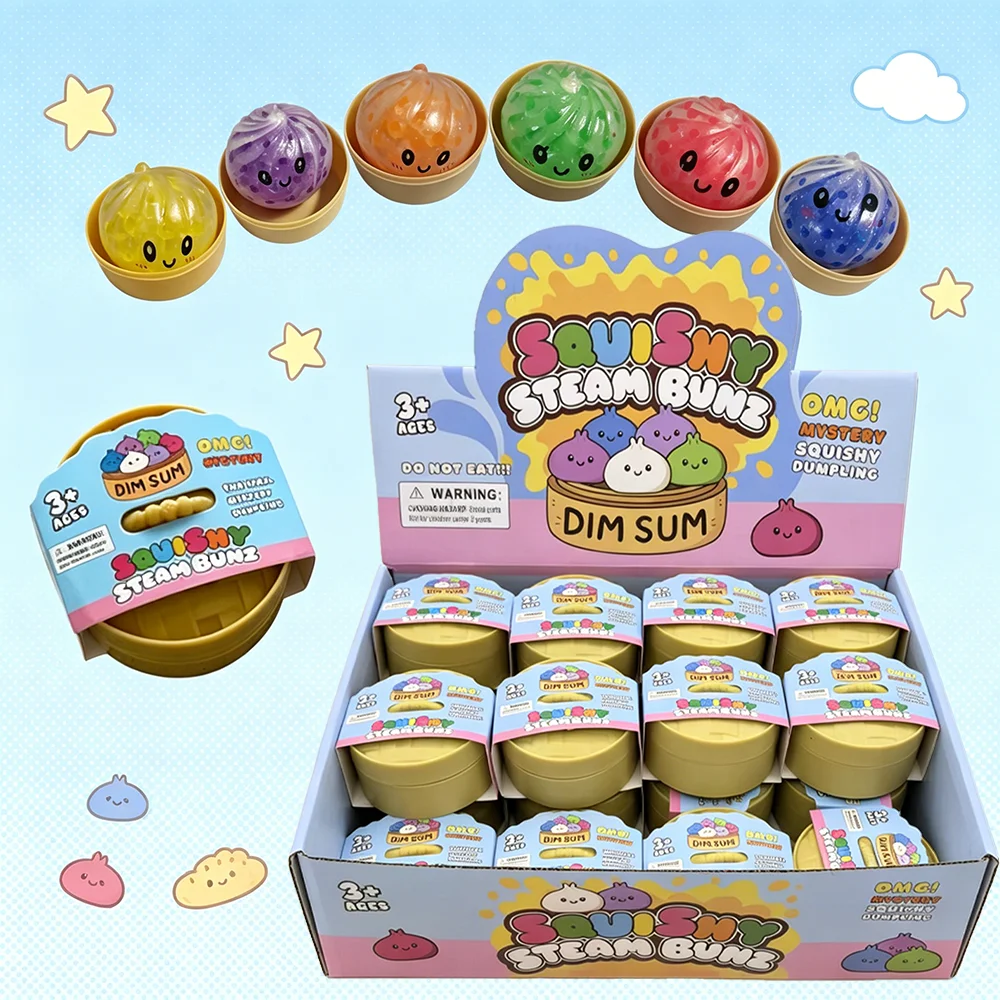 Dumpling Squishies Toy - Slow Rising Stress Relief and Anti-Anxiety Fidget Gift