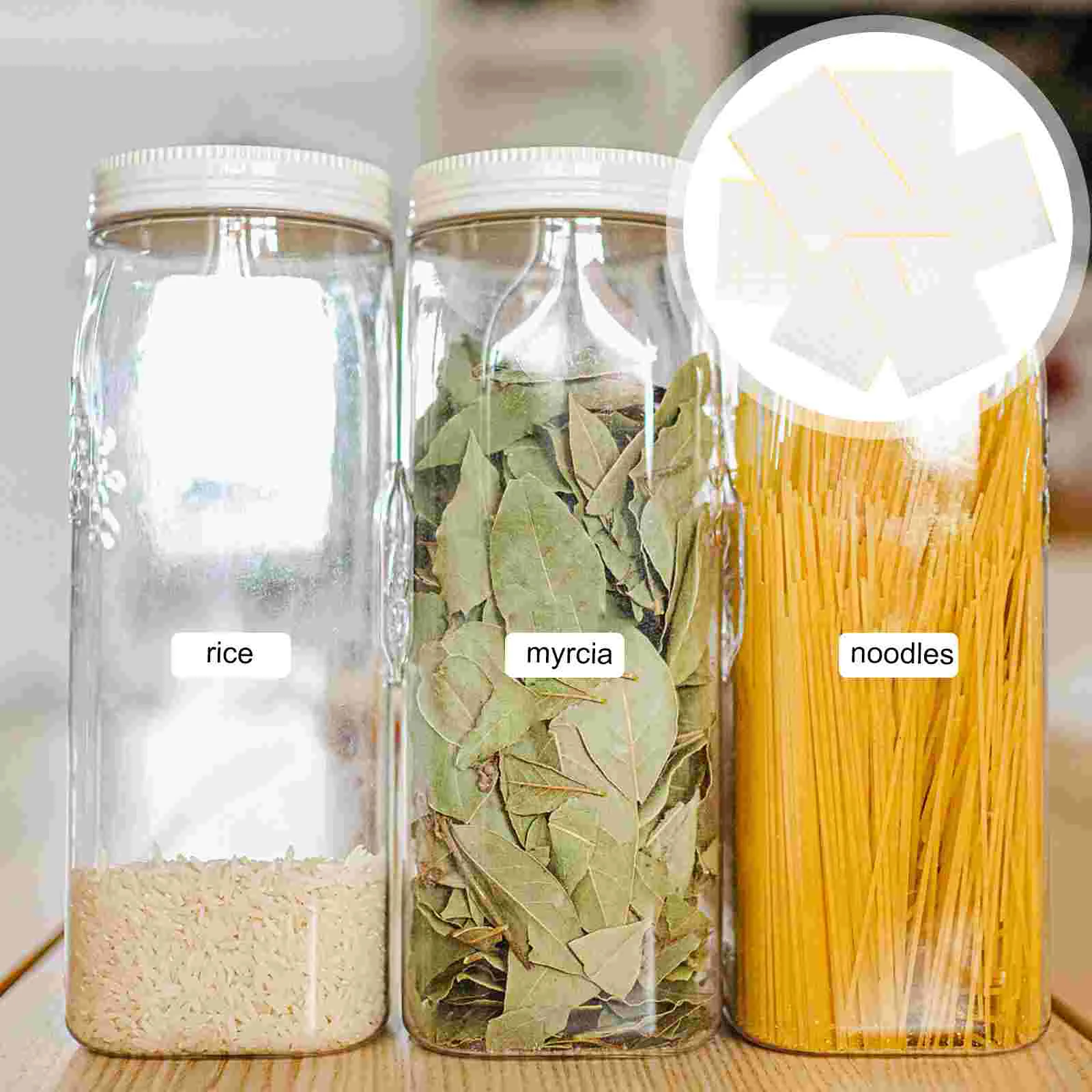 

Alphabet Stickers Handwritten Blank Self-adhesive Classification Label Gift Labels