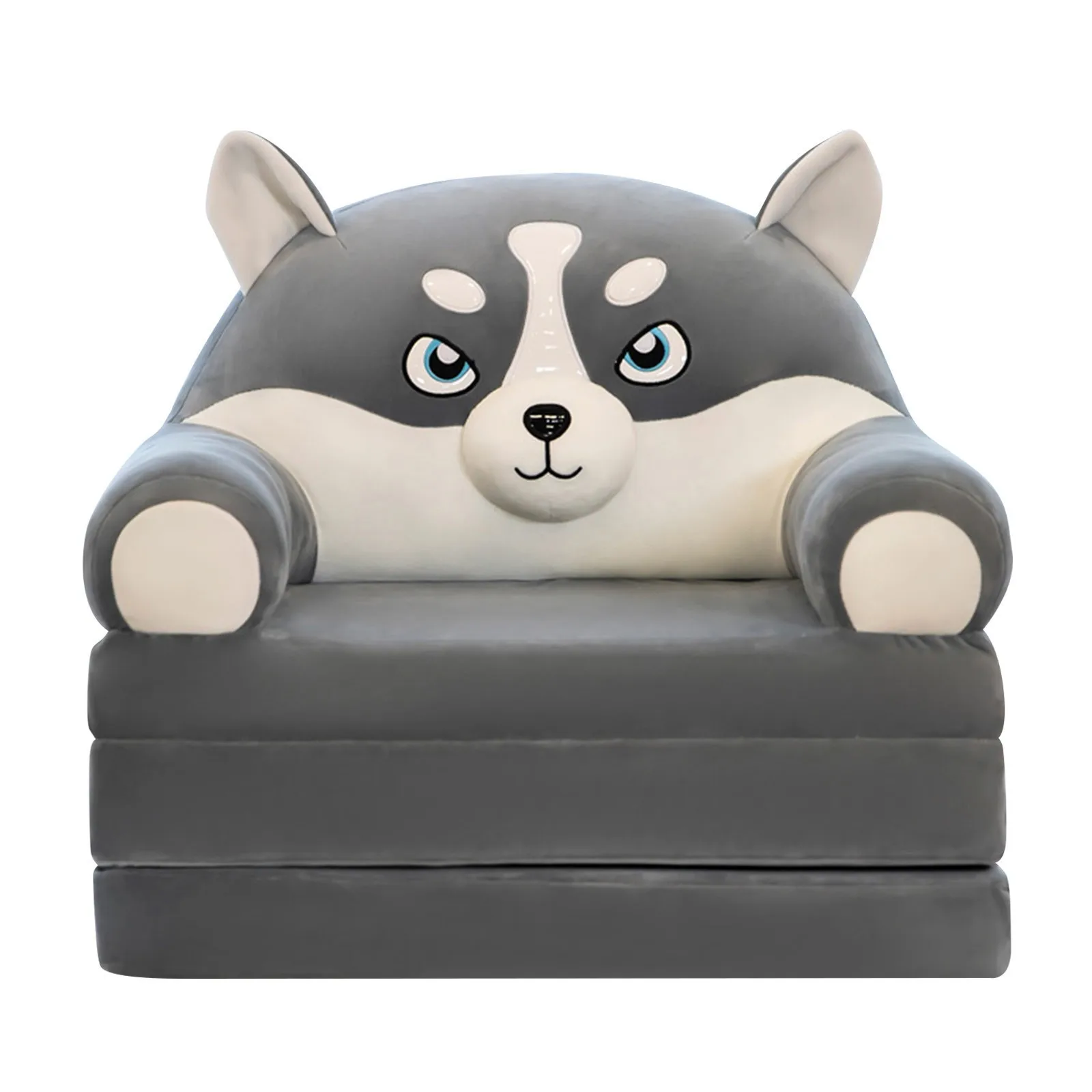 Children Sofa Cartoon Support Cushion For Recliner Kids Sofa Backrest Armchair 2 In 1 Foldable Children Sofa