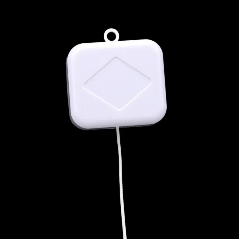 New Pull String Cord Music Box White Baby Infant Kids Bed Bell Rattle Toy Gifts Parts Accessories for Children Brahms Lullaby