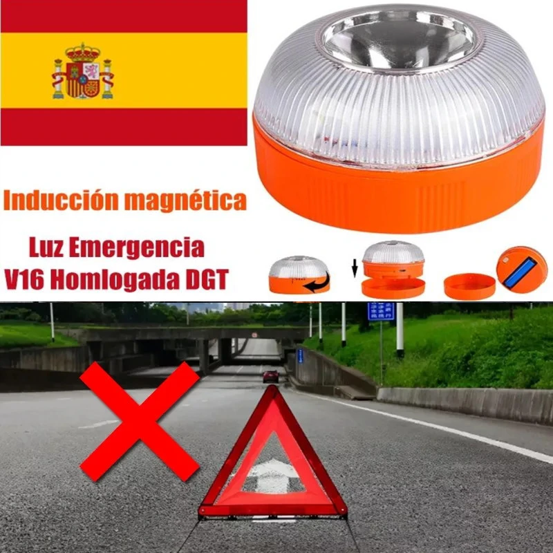Car Emergency Light V16 Approved Dgt Autonomous Emergency Signalling