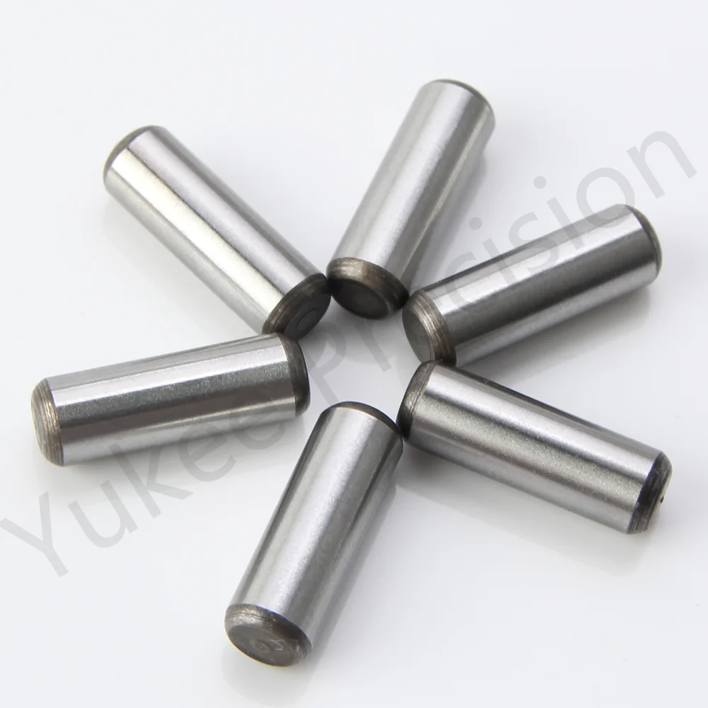 고정 원통형 핀 경도: 58HRC 로케이팅 고정밀 잠금 장부촉 핀, YK611 하이 퀄리티 SUJ2, Φ1.5, Φ2, Φ2.5, Φ3, Φ4, Φ5, Φ6