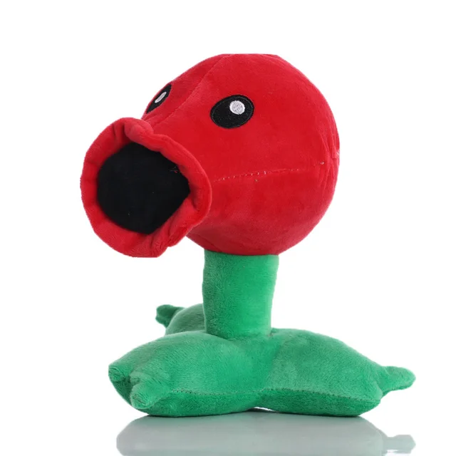 17cm Plants vs Zombies Fire Peashooter Plush Toys PVZ Plant Peashooter Plush Stuffed Toys Doll Gifts for Children Kids 1