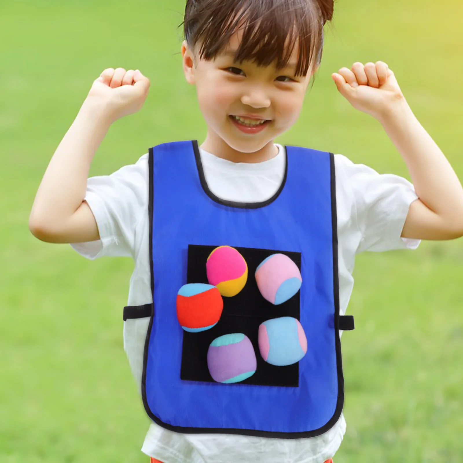 12 Pcs Outdoor for Children Balls Kids Catch Toss Sticky Vest Boys Set 5