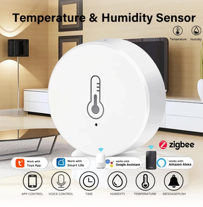 Умный датчик температуры и влажности Tuya ZigBee