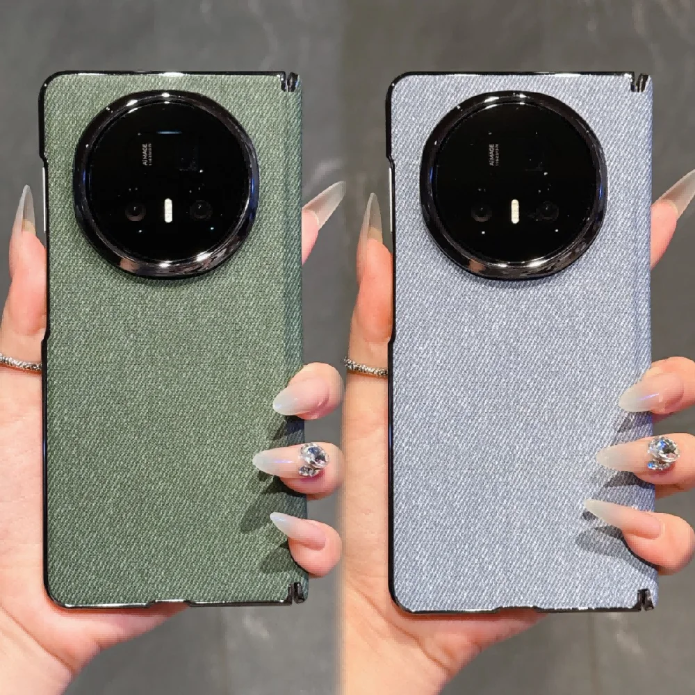 Luxury PU Leather Magnetic Wireless Charging Protective Back Cover Case