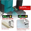 Cordless Electric Nail Gun for Straight/N-shape Nails Pure Copper Motor Woodworking Universal Nailing Machine For Makita Battery 5