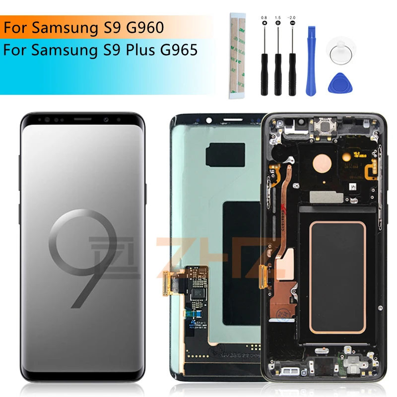 Do Samsung Galaxy S9 Plus wyświetlacz Lcd S9 G965f S9 G960f ekran dotykowy wyświetlacz Digitizer zgromadzenie dla Samsung s9 LCD naprawa części 1 Do Samsung Galaxy S9 Plus wyświetlacz Lcd S9 G965f S9 G960f ekran dotykowy wyświetlacz Digitizer zgromadzenie dla Samsung s9 LCD naprawa części 1