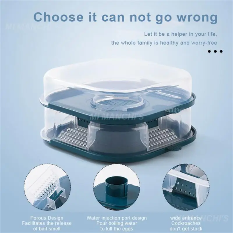 Cockroach-Trap-Double-layer-Or-Kitchen-Garden-Bug-Roach-Catcher-Pest-Control-Catcher-Garden-Supplies-Mosquito.jpg Csótány Csapdaba Vagy Konyhai Kerti Bug Rugó Fogó Kártevőirtó-Fogó Készletek Szúnyog Gyilkos Biztonsági Csapdája - Image 6