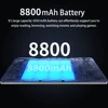 Tablette PC de 11.6 pouces Android 11 Deca Core, avec 12 go de ram et 640 go de rom