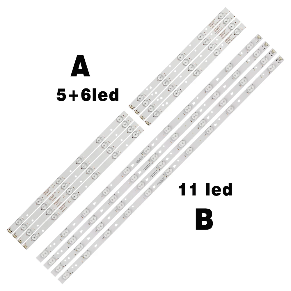 

5kits LED Backlight strip for LED40D11-ZC14-01/02 LED40D11-ZC14-03(A) 30340011202/201 30340011206/207/208 D40MF7090 LE40D8810