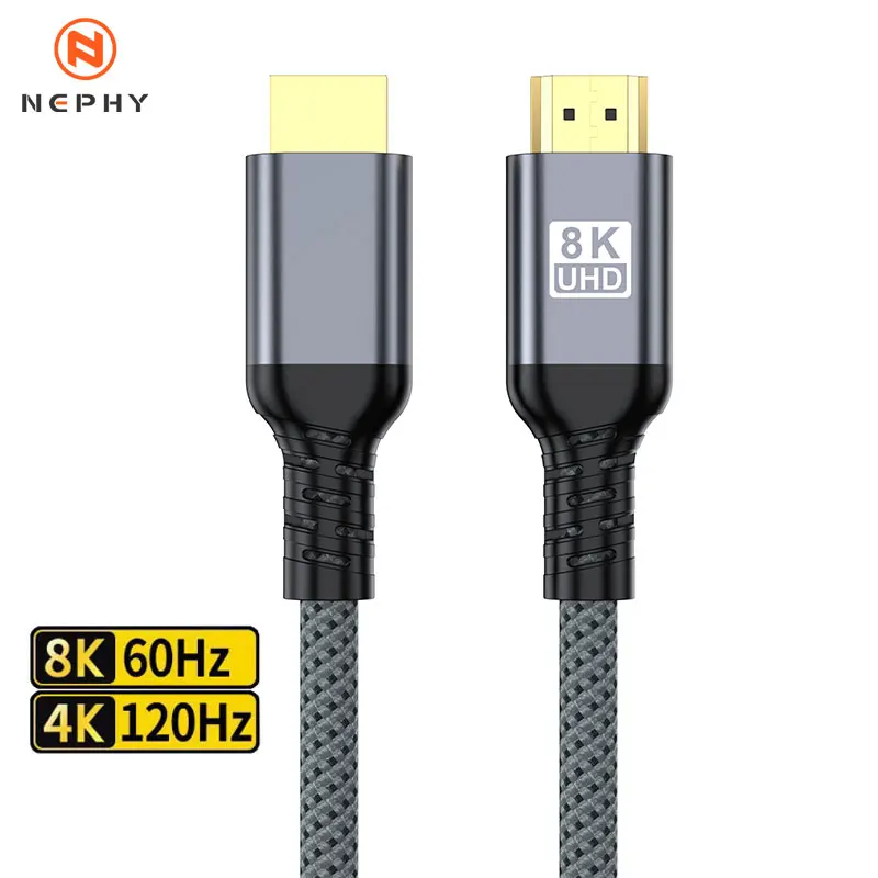 Premium Ultra High-Speed 48Gbps HDMI 2.1 Cable with 8K and 4K HDR Support (Multiple Lengths Available)