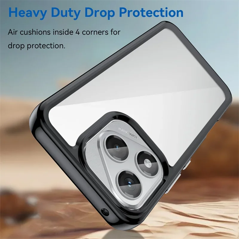 Transparent Colorful TPU Protective Phone Case - Clear Cover and Stylish Design