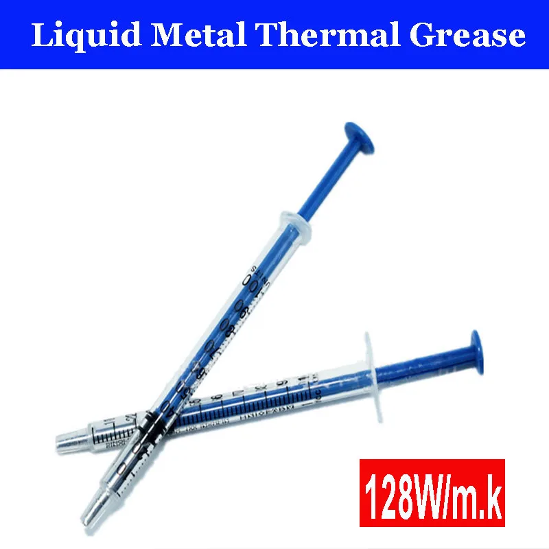 Thermal Conductive Paste Liquid Metal For CPU GPU Cooling 128W/MK