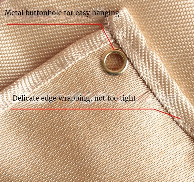 1M * 1M 1mm Sealed Fire Blanket Home Safety Tent Emergency Survival Safety Cover Fiberglass Material