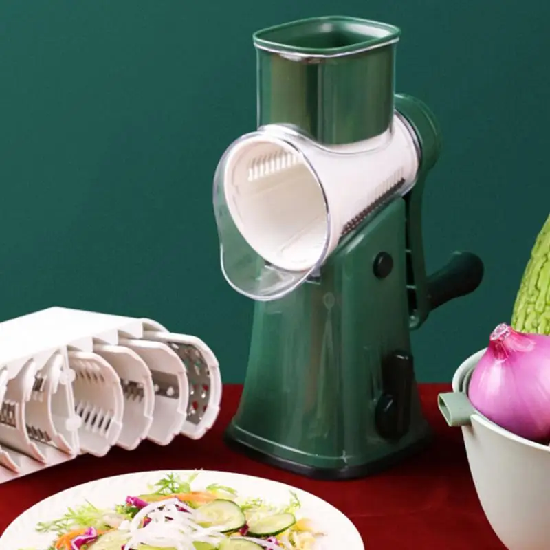

Newest Vegetable Cutter Slicer WithBlades Potato Carrot Slicing Thick Wire Wavy Grinding Garlic Cheese Chopper Kitchen