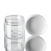 1PC 30/50/60/80/100/120/150g Transparent Plastic Jar With Lid Makeup Cosmetic Face Cream Travel Bottle Kitchen Storage Jars 3