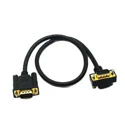 Cables cortos de ángulo VGA, Cable de ángulo de 90 grados hacia abajo, 15 Pines, 3 + 6 VGA, 1,5 m, 3m, para proyector, Monitor de ordenador, HDMI 1080P