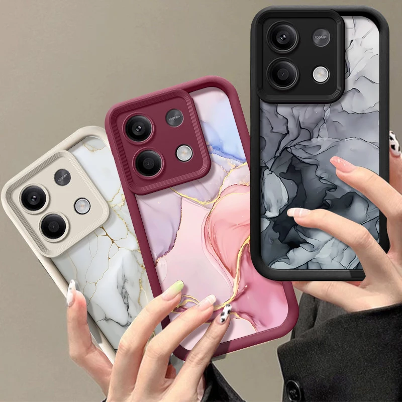 Elegant Marble Design Soft TPU Silicone Phone Case – Premium Protection Cover