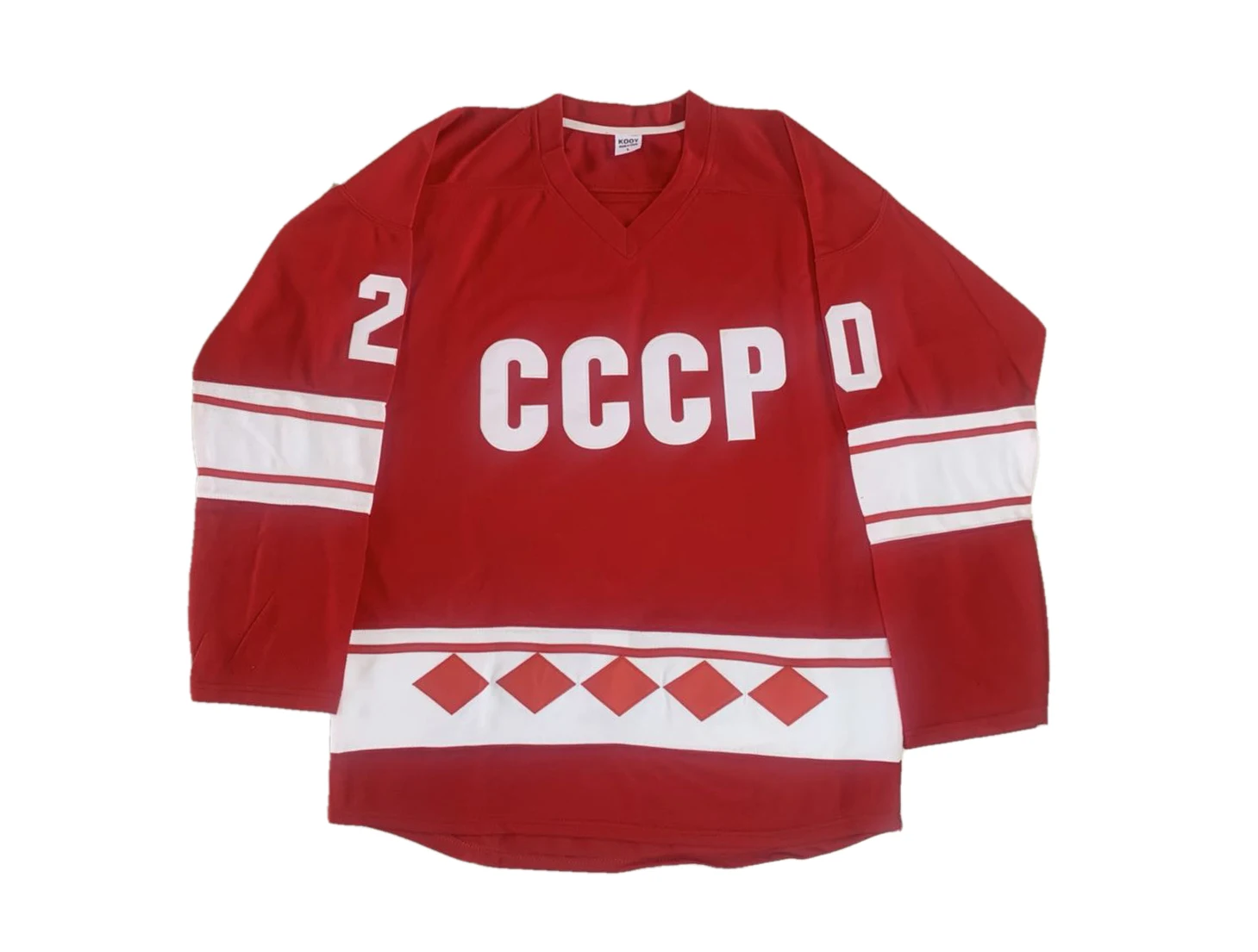 Men Ice Hockey Jersey Sergei Vostrikov Russian Cccp 20# Tpetbrk Jerseys Outdoor Sportswear Sewing Embroidery Red 2023 New