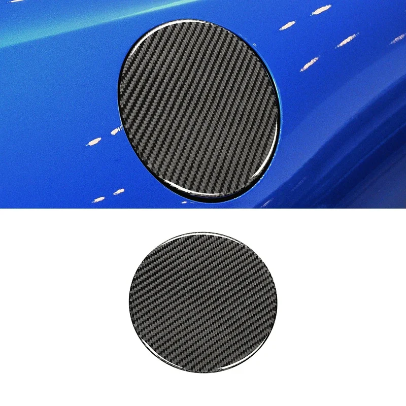 

For Volkswagen Scirocco 2009-2016 Carbon Fiber Interior Refitted Fuel Tank Cover Panel Trim Frame Sticker Auto Car Accessories