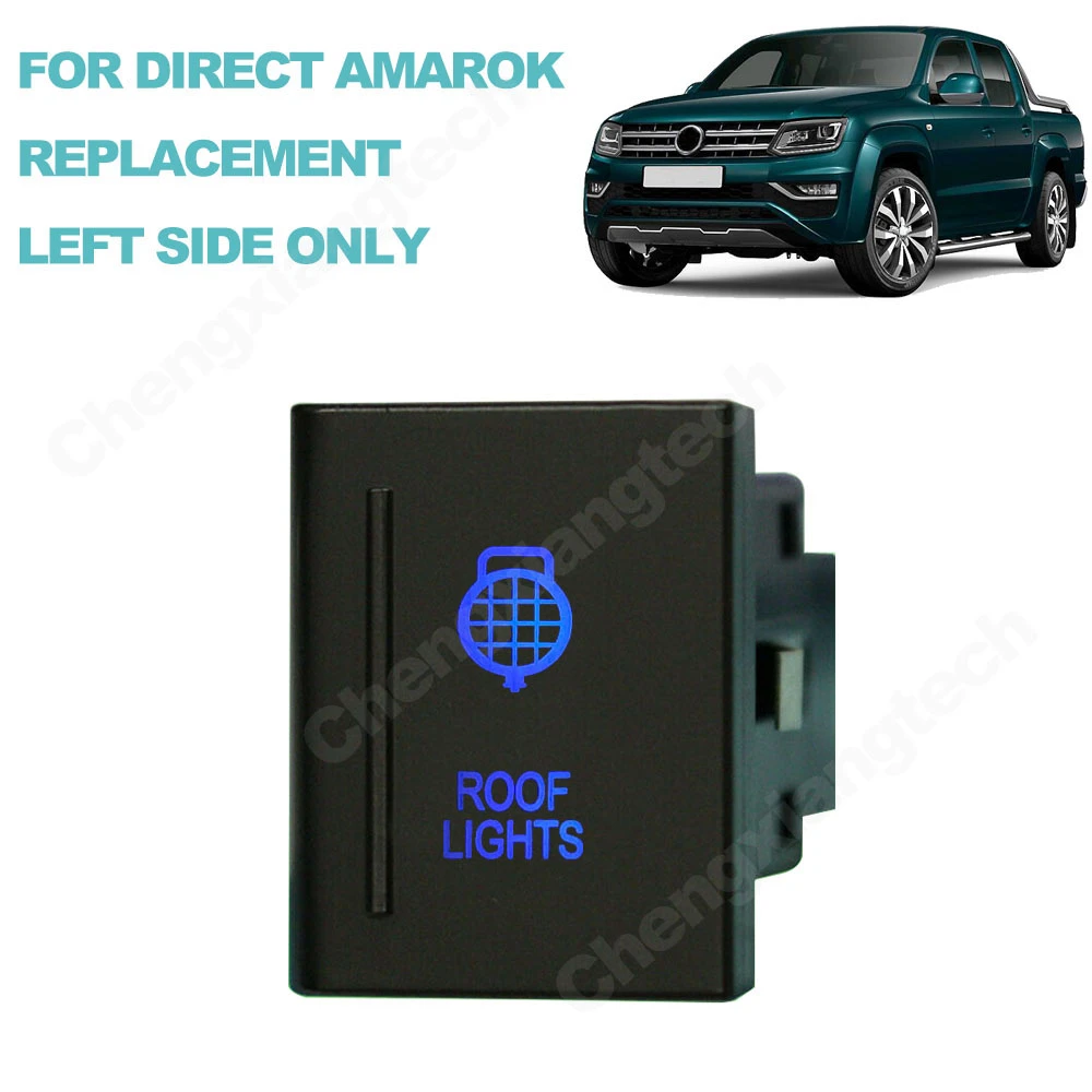 Interruptor de encendido y APAGADO para luces de techo de reemplazo OEM, luz Led azul para Volkswagen, lado izquierdo, solo voltios, 3Amp|blue light light switch|12v light switcheslight switch vw -