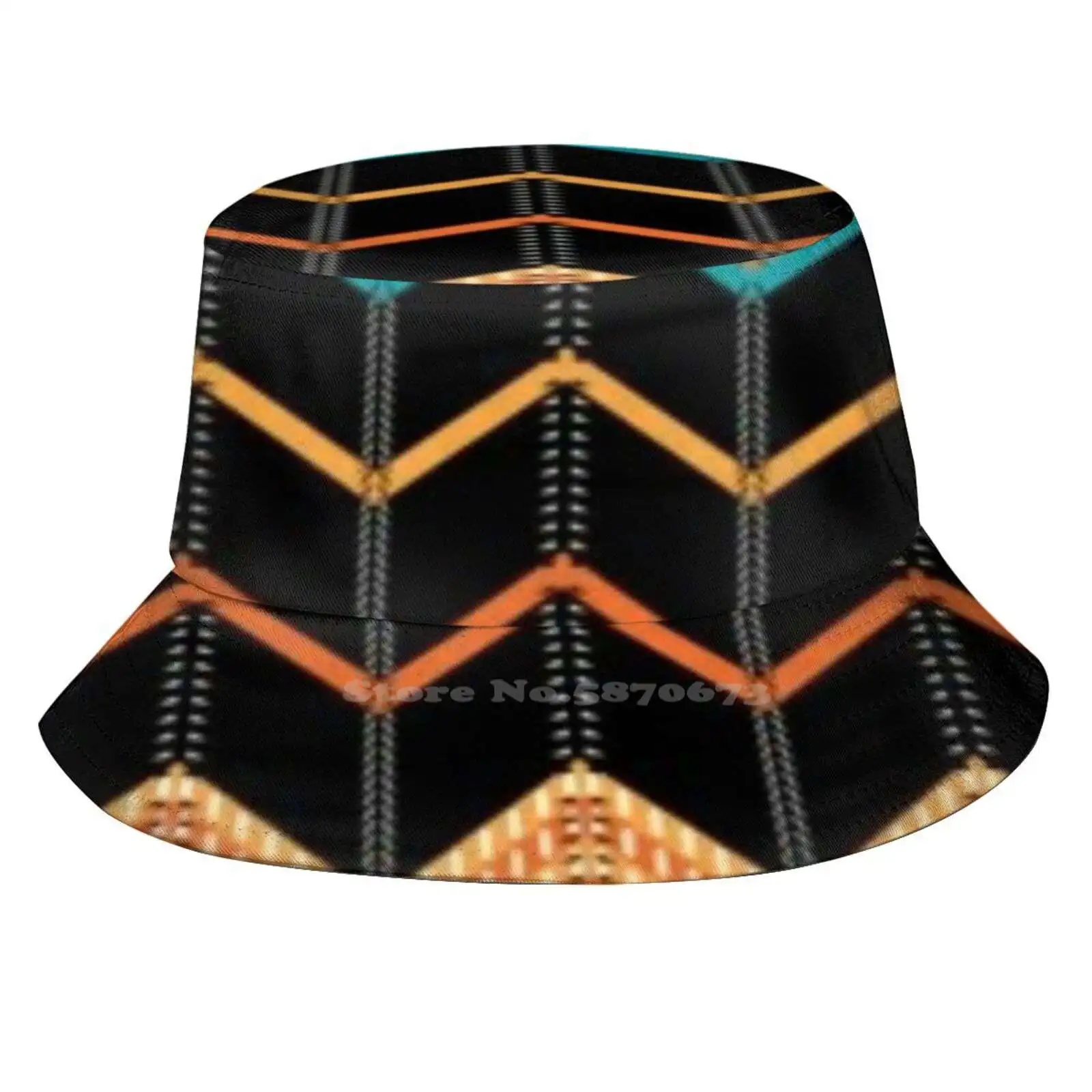 Home Decor Zig Zag 01 Design Outdoor Sun Fishing Panama Hats Home Geometric Designer Costoso Home Fashion Color Pastel